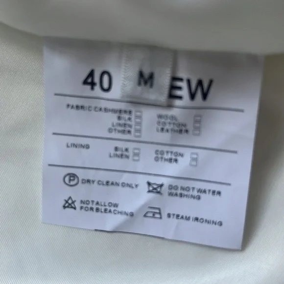 40 Crew White Lead Blazer Jacket - Picture 9 of 15